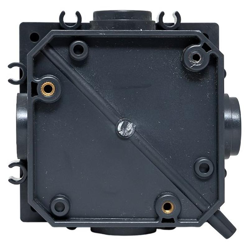 Лючок напольный C-Line 2 IP44 86*86 мм на 2модуля=1пост (с напольной коробкой для установки в фальш-пол и бетон) матовый никель | cl-ln-knl-2 | EKF — миниатюра 14