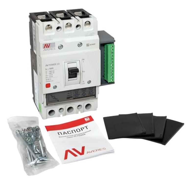 Выключатель автоматический AV POWER-1/3 160А 50kA ETU2.2 | mccb-13-160-2.2-av | EKF — миниатюра 21