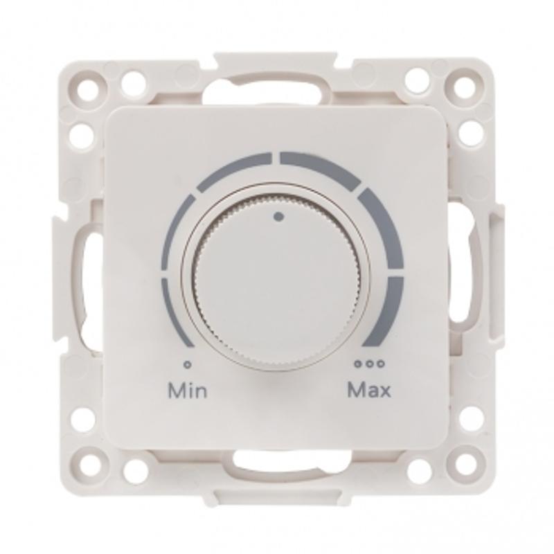 Стокгольм Механизм Светорегулятора 600W 220В белый PROxima | EYD06-101-10 | EKF — миниатюра 1