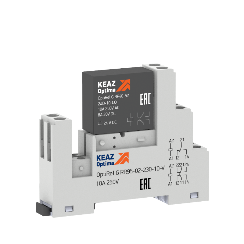 Релейный модуль OptiRel G RM48-61-24D-16-V-CO-S| 283586 | КЭАЗ — КЭАЗ (Курский электроаппаратный завод)