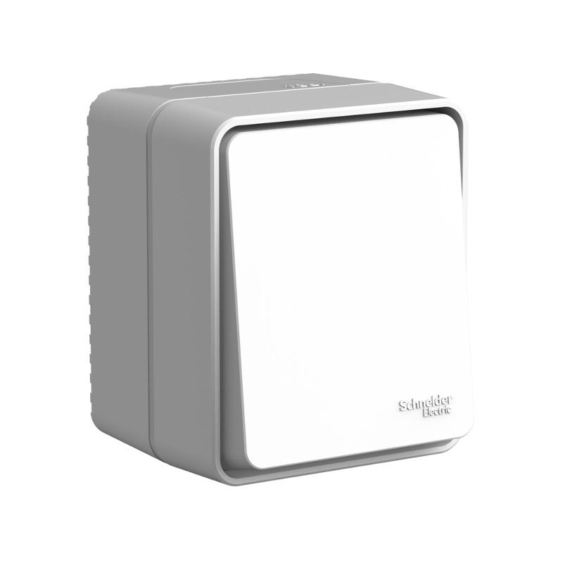 AtlasDesign Profi54 Серый О/У Переключатель 1-клавишный 10 АХ | ATN543061 | SE — Systeme Electric