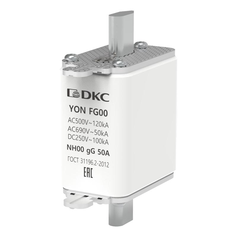 Предохранитель YON ножевого типа FG00 с одинарной индикацией 50А | 1FG00-0050 | DKC — DKC (ДКС)