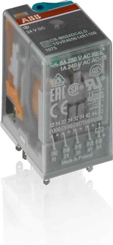 Реле CR-M230AC4 230B AC 4ПК (6A) | 1SVR405613R3000 | ABB — ABB