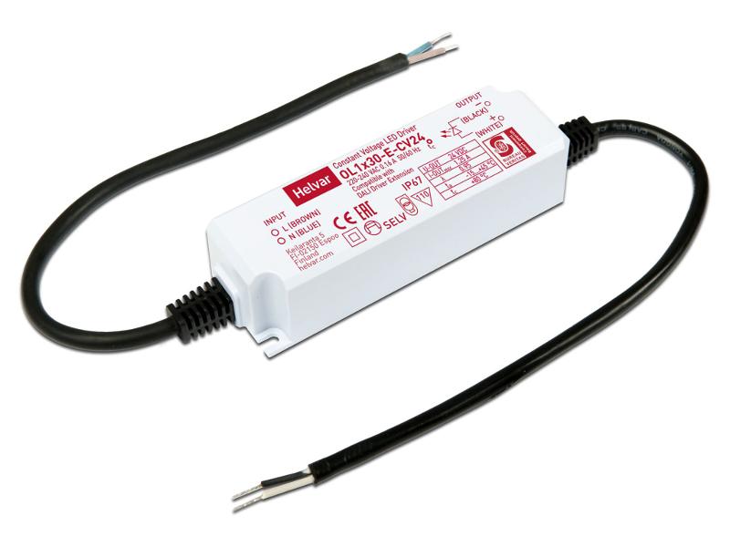 Драйвер LED CV 30Вт--24В/24В-IP67 (Helvar OL1x30-E-CV24) | 4002000100 | Световые Технологии — Световые Технологии