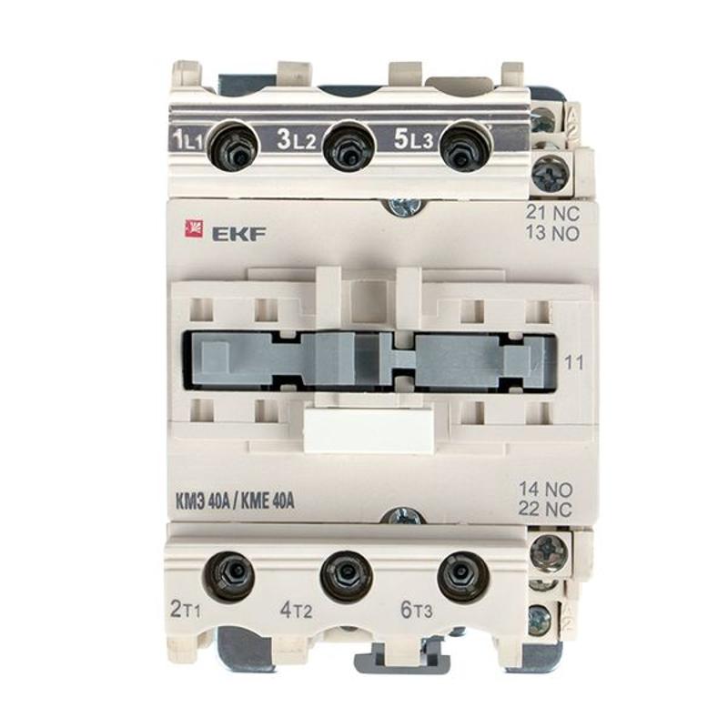 Контактор малогабаритный КМЭ 40А 110В NO+NC EKF | ctr-s-40-110 | EKF — миниатюра 10