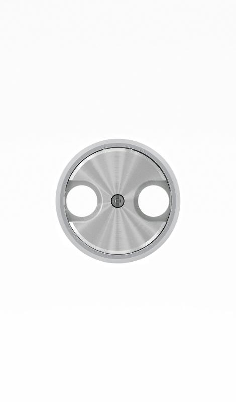 Накладка для TV-R розетки, серия SKY Moon, кольцо хром|2CLA865000A1401| ABB — ABB