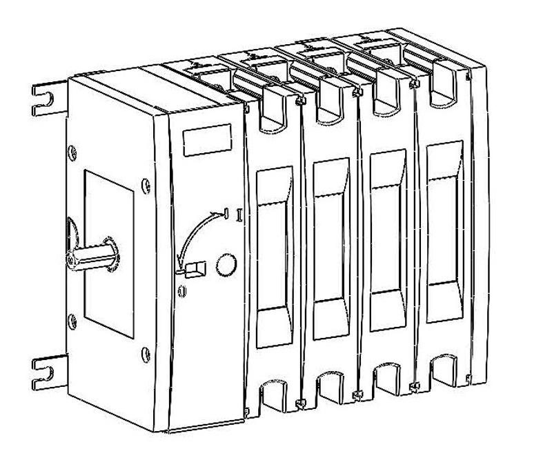 ВЫКЛ-РАЗЪЕДИНИТЕЛЬ SYSTEMEPACT SD160 4P 100A  РУКОЯТКА СЛЕВА СБОКУ_РУКОЯТКА ЗАКАЗЫВАЕТСЯ ОТДЕЛЬНО | SSD01604LS0100 | SE — миниатюра 2