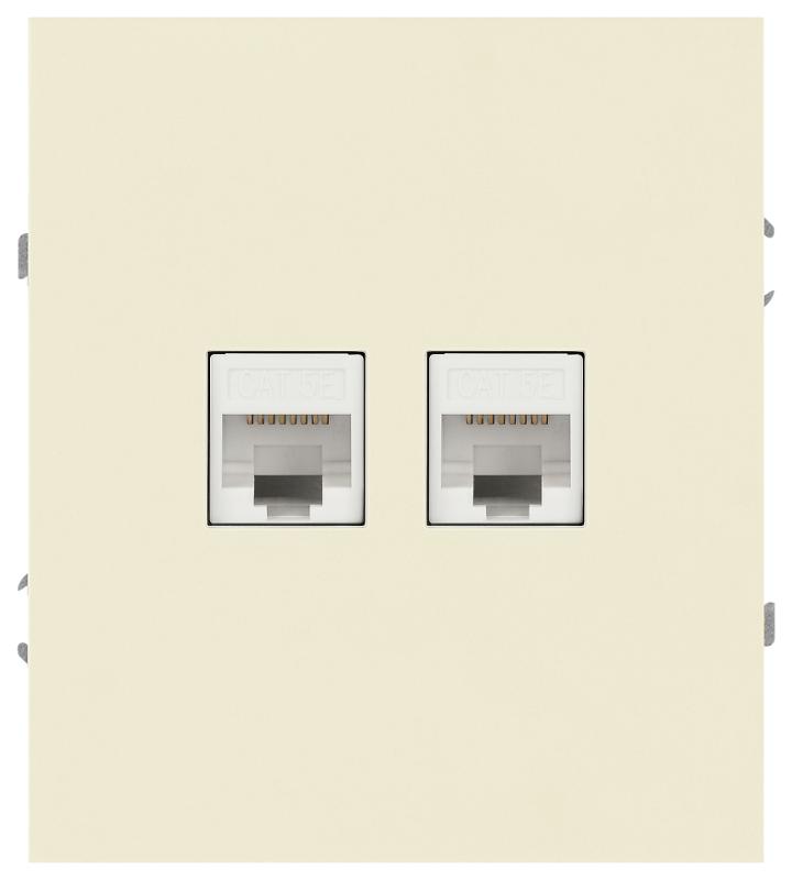 Розетка Arktik 16-3108-02 информационная двойная 2XRJ45 слоновая кость | Б0070485 | ЭРА — ЭРА (Энергия света)