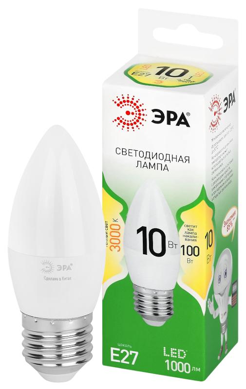 Лампа светодиодная GREEN LINE LED B35-10W-830-E27 GL E27 10 Вт свеча теплый свет — миниатюра 6