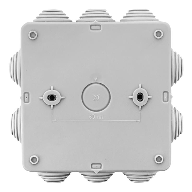 Коробка распределительная КМР-030-014 с крышкой наружная (100х100х50), 10 мембранных вводов IP54 EKF PROxima | plc-kmr-030-014 | EKF — миниатюра 6