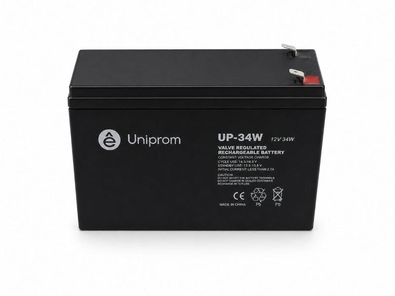 VRLA Батарея Uniprom 12V 9Ач свинцово-кислотная — миниатюра 3