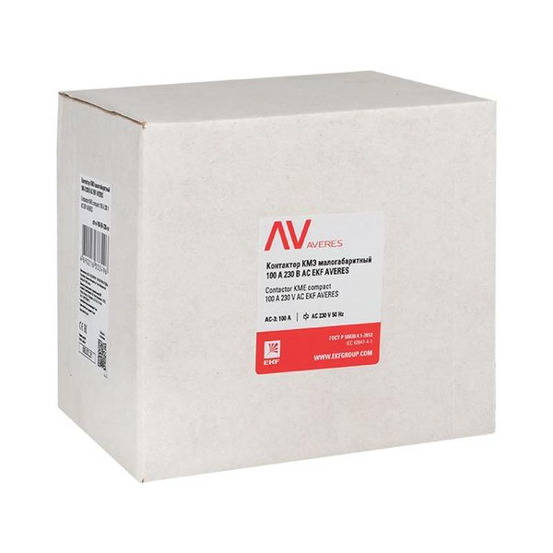 Контактор КМЭ 100А 400В АС EKF AVERES | ctr-s-100-00-400-av | EKF — миниатюра 11