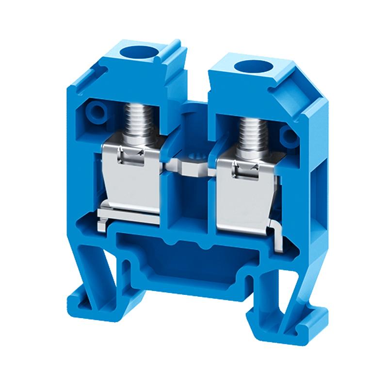 Мини-клемма проходная винтовая OptiClip CMT-4-I-BU-32A-(0,2-4)-синий | 331804 | КЭАЗ — КЭАЗ (Курский электроаппаратный завод)