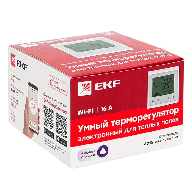 Умный термостат для теплых полов Wi-Fi Connect | ett-4 | EKF — миниатюра 8