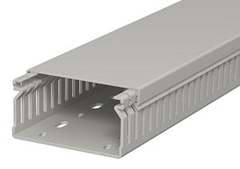 Распределительный кабельный канал LK4 40x80x2000 мм (ПВХ,серый) (LK4 40080) | 6178016 | OBO Bettermann — миниатюра 2