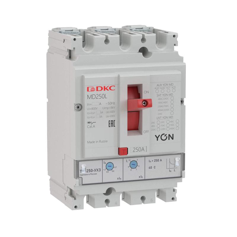 Выключатель автоматический в литом корпусе YON MD250F-TM160 | MD250F-TM160 | DKC — DKC (ДКС)