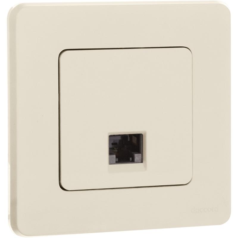 Inspiria Слоновая кость Розетка компьютерная RJ45 С/У категория 5e UTP — миниатюра 8