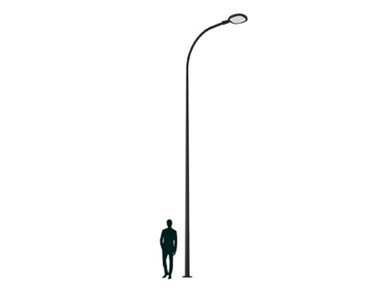 Осветительный комплекс SKYLINE LED 30W DW 827 RAL9005 K-POLE 4M (в комплекте ЗДФ) | 4707000270 | Световые Технологии — Световые Технологии