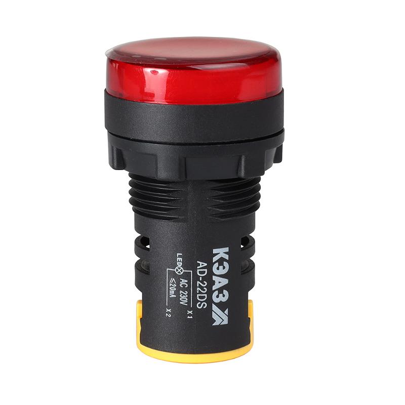 Лампа AD22DS(LED) матрица D22мм красный 230В | 238566 | КЭАЗ — КЭАЗ (Курский электроаппаратный завод)
