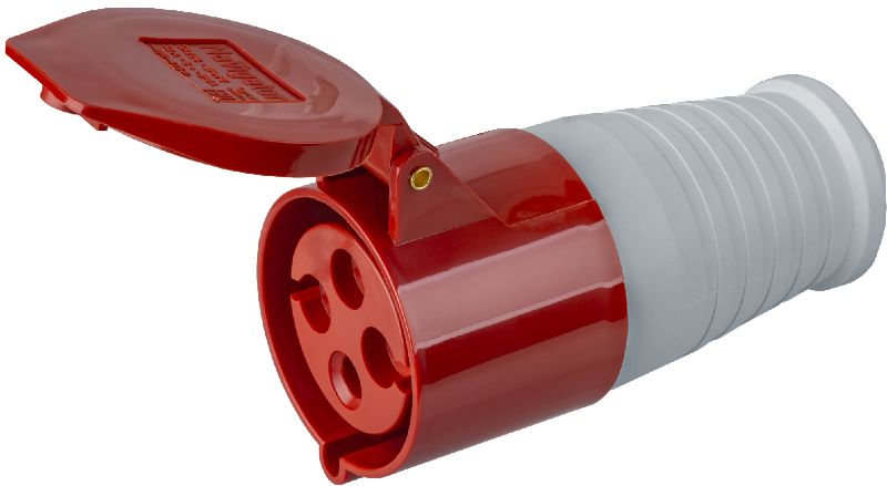 Розетка 14 307 NCA-SR224-32-380 переносная 32А 3P+PE IP44 |14307 |Navigator — Navigator