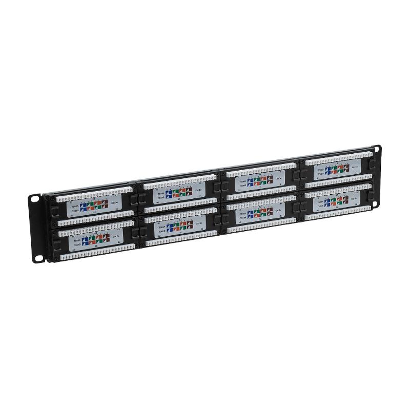 Патч-панель 19",2U,CAT5E, 48 портов RJ45, неэкранированная | RN5PPU242 | DKC — миниатюра 2
