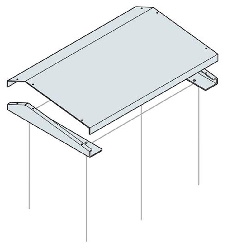 Крыша антидождевая для шкафов АМ2 1000x500мм ШхГ | TP1050K | ABB — ABB