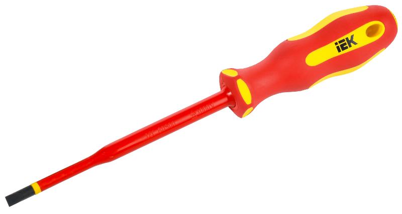  Отвертка диэлектрическая SLIM SL5,5х125 Т2 ARMA2L 5 | A2L5-SC31-T2-SL-55-125 | IEK — IEK (ИЭК)