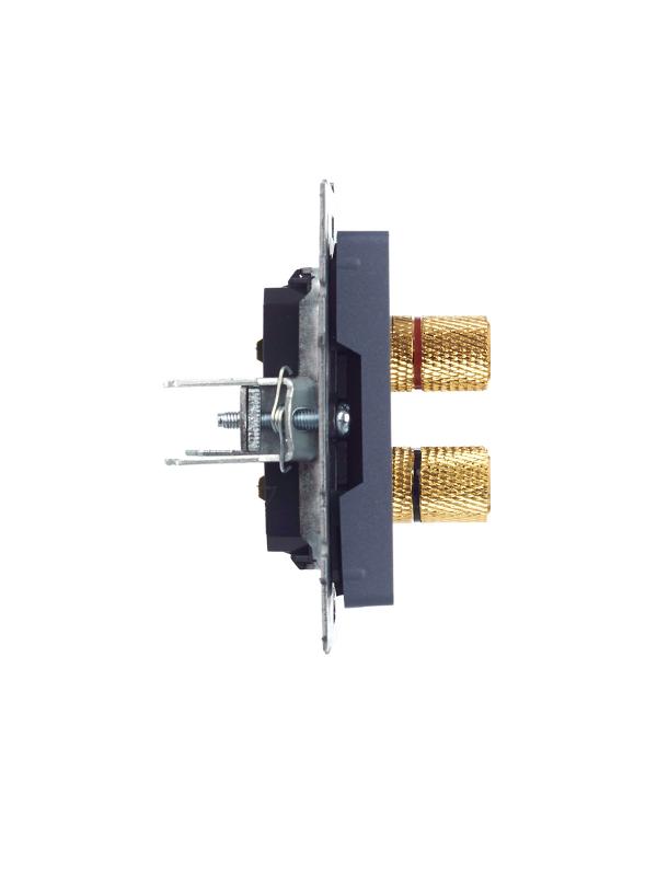 BRITE АудиоРозетка 4-местная РА10-БрМ маренго | BR-S40-K35 | IEK — миниатюра 3