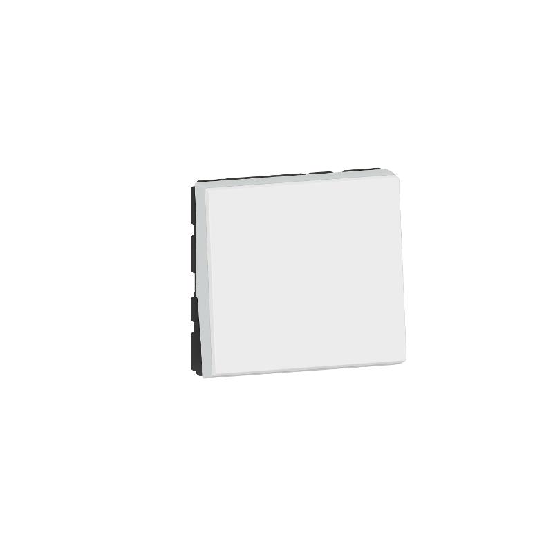 Выключатель - Mosaic - 10 AX - 2 модуля - белый | 077010L | Legrand — Legrand