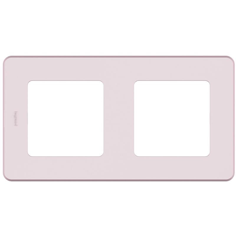 Inspiria Розовый Рамка 2-ая | 673944 | Legrand — Legrand
