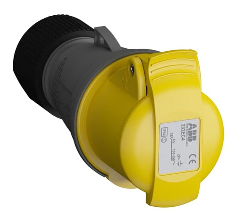 Розетка кабельная Easy&Safe 232EC4,32А,2P+E,IP44,4ч|2CMA102030R1000| ABB — ABB