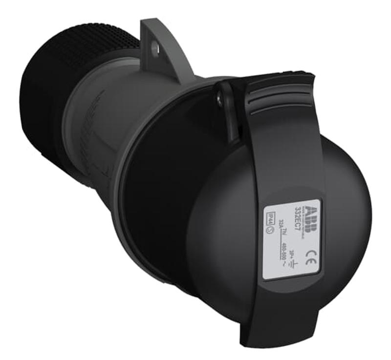 Розетка кабельная Easy&Safe 332EC7,32А,3P+E,IP44,7ч|2CMA102041R1000| ABB — ABB