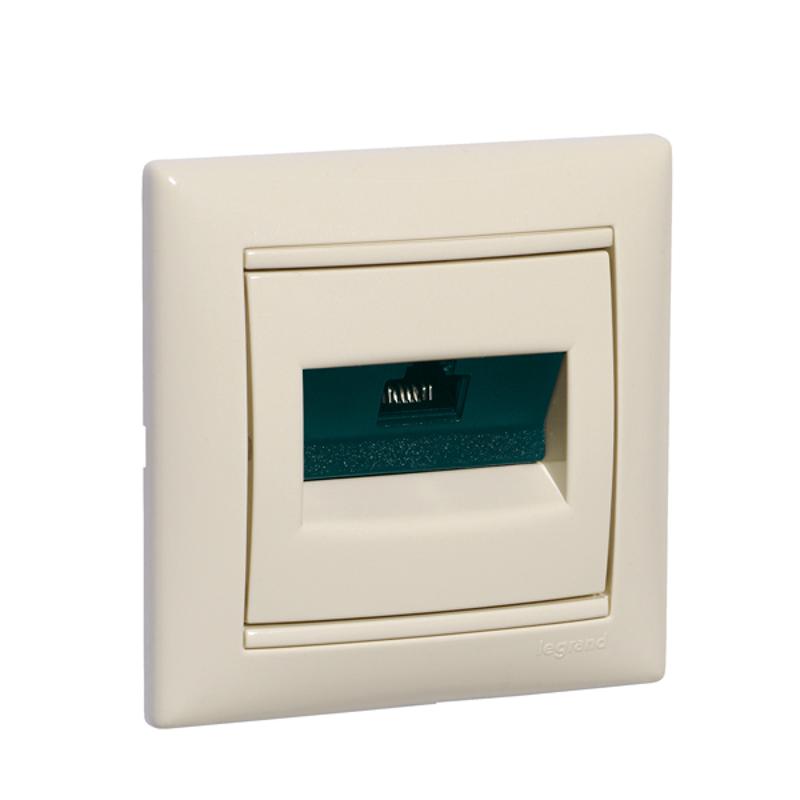 Valena Сл. кость Розетка комп(RJ45) 1-ая 5 кат.крепление винт.(без лапок) | 774138 | Legrand — Legrand