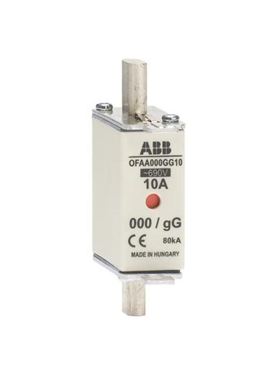 Предохранитель OFAA000GG16 16A тип gG размер000, до 690В | 1SCA022661R8680 | ABB — ABB