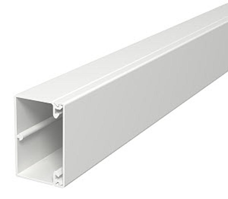 Кабель-канал WDK с крышкой 40x60x2000 мм (высота борта 40 мм, крышка 60 мм) ПВХ светло-серый RAL7035 | 6027024 | OBO Bettermann — OBO Bettermann