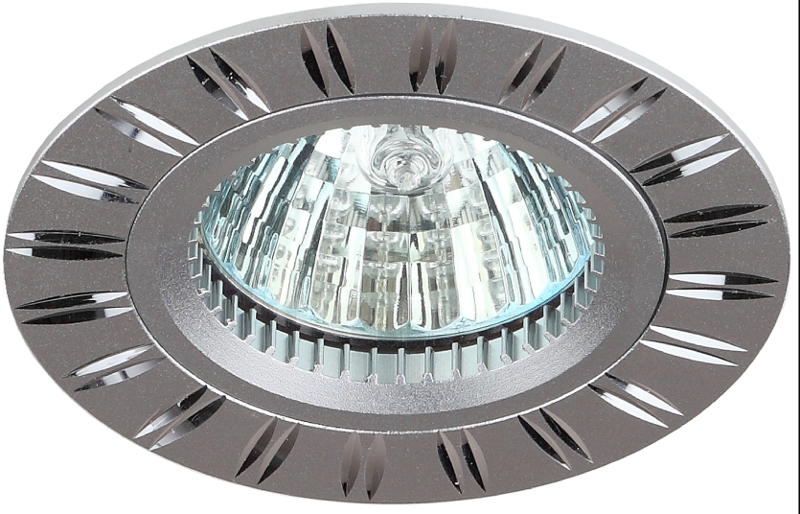 Светильник встраиваемый под лампу KL33 AL/SL/1 MR16,12V, 50W серебро | Б0049564 | ЭРА — миниатюра 2