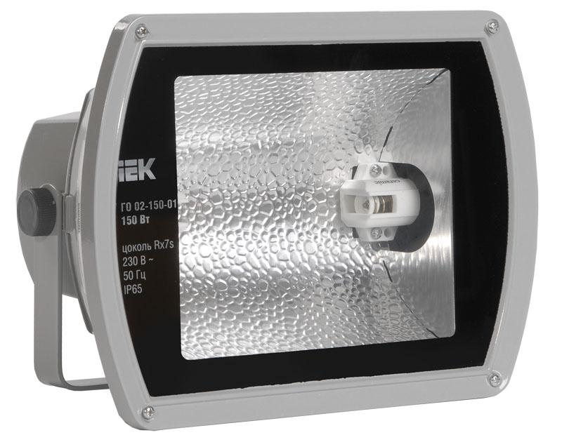 Прожектор ГО 02-150-01 150Вт IP65 серый симметричный | LPHO02-150-01-K03 | IEK — IEK (ИЭК)