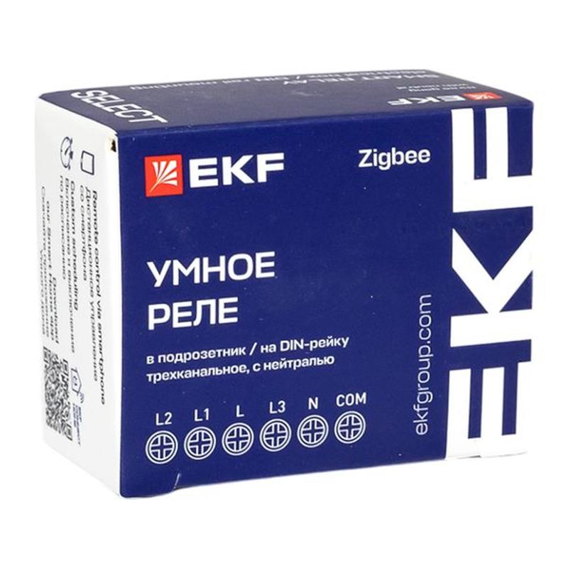 Умное реле в подрозетник 3-канальное с нейтралью Zigbee EKF Connect Select | ssh-3g-zb | EKF — миниатюра 11