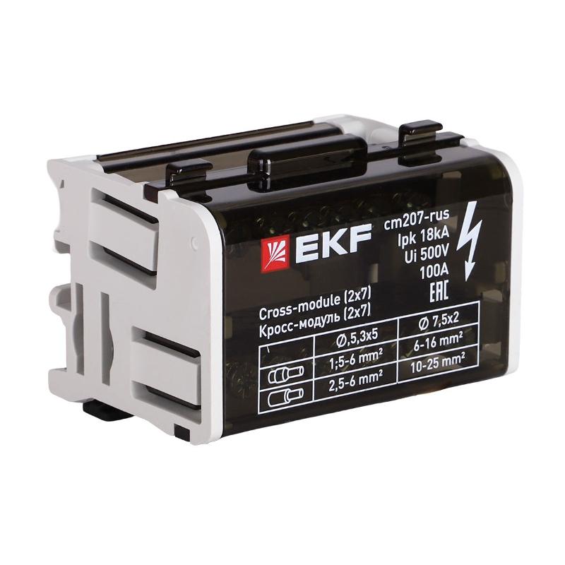 Кросс-модуль (2x7) 100A  |cm207-rus| EKF — EKF