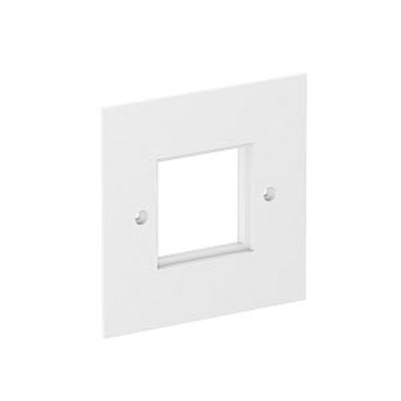 Накладка блока питания VH для монтажа устройств, 95x95 мм (белый) (VH-P4 RW) | 6109841 | OBO Bettermann — миниатюра 2