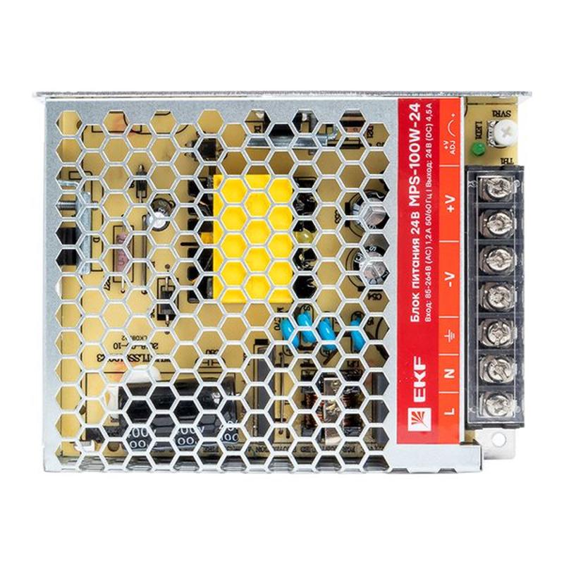Блок питания 24В MPS-100W-24 EKF Proxima |  mps-100w-24 |  EKF — миниатюра 8