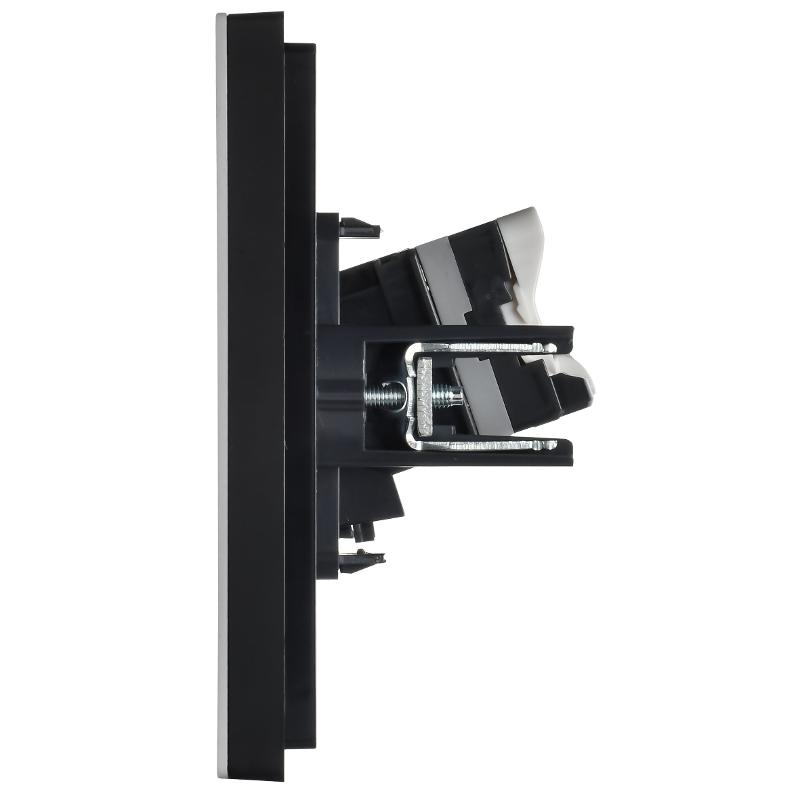 FORTE&PIANO Розетка комп. 2-ая RJ45 кат.5E FP733M металл никель  | FP-K20-1-M-K50 | IEK — миниатюра 4