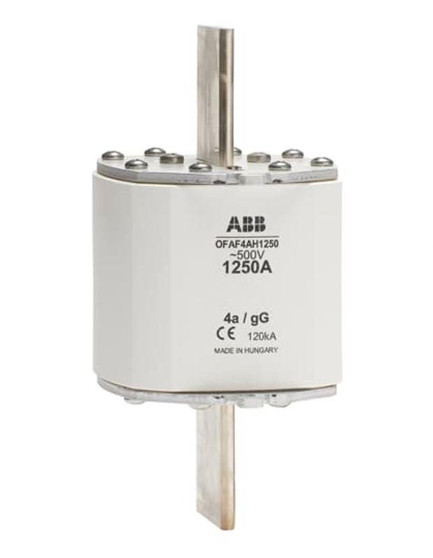 Предохранитель OFAF4AH1000 1000A тип gG размер4а, до 500В | 1SCA022637R4280 | ABB — ABB