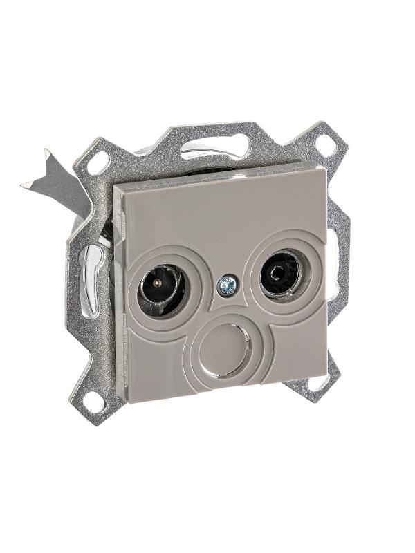 ABB Levit Кофе макиато Розетка TV-R проходная 7дБ | 5011H-A03607 18W | 2CHH083607A6018 | ABB — миниатюра 2