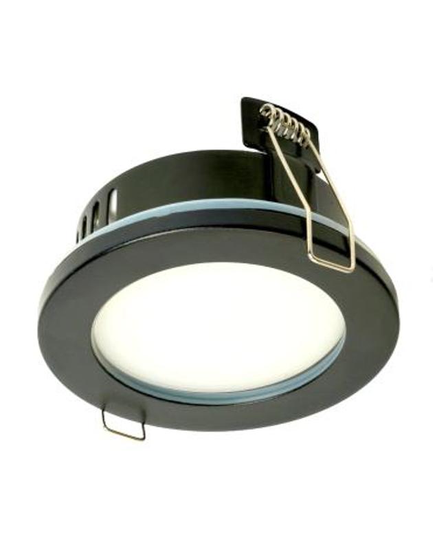 Светильник потолочный встраиваемый, 15W 230V GX53, IP44, черный, без лампы, DL544 | 51230 | FERON — фото 1 | Sento