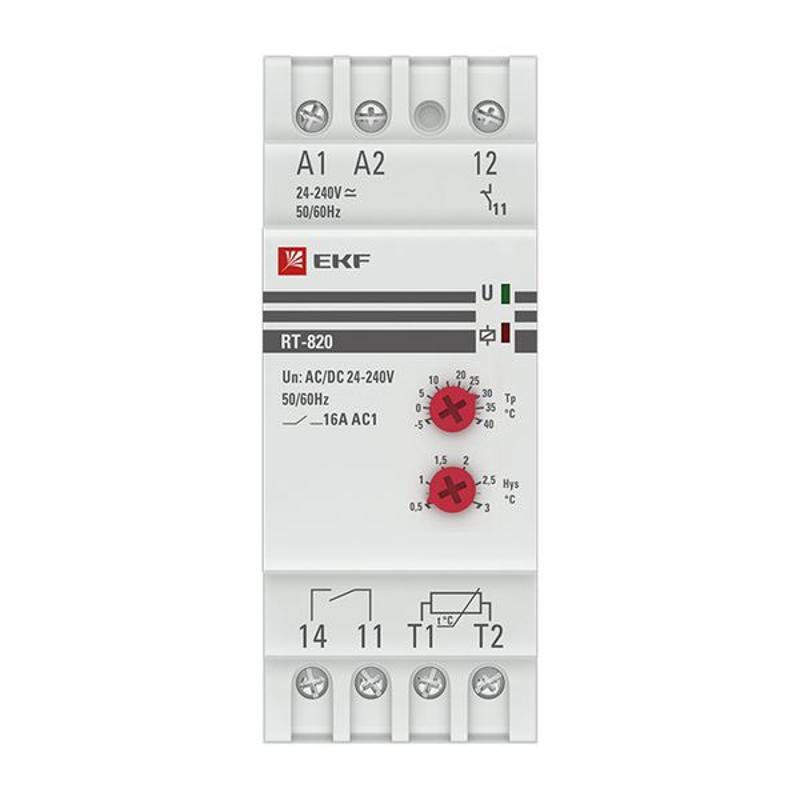 Реле температуры RT-820 (-5....+40 С)  EKF PROxima | RT-820 | EKF — миниатюра 3