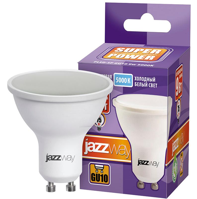 Лампа светодиодная LED 9Вт GU10 230В 5000К PLED- SP 720Lm-E отражатель (рефлектор) | 2859723A | Jazzway — миниатюра 2