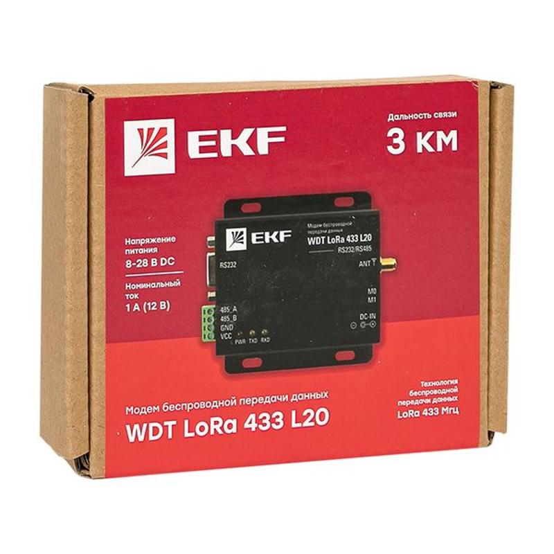 Модем беспроводной передачи данных WDT LoRa 433 L20 PROxima | wdt-L433-20 | EKF — миниатюра 10