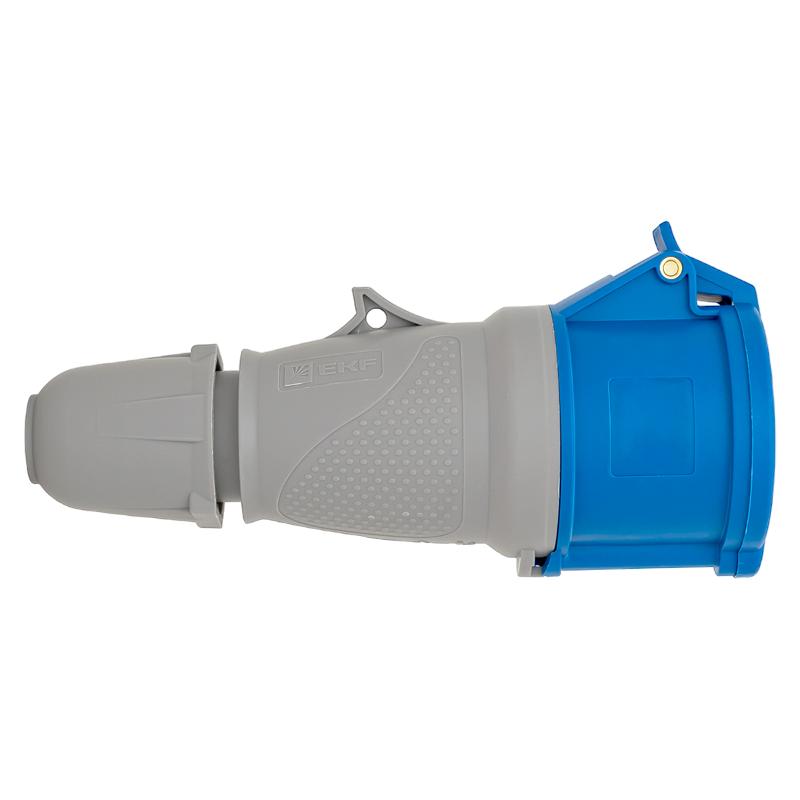 Розетка переносная 223 2P+PE 32А 220В IP44 EKF PROXIMA | ps-223-32-220-PRO | EKF — миниатюра 5