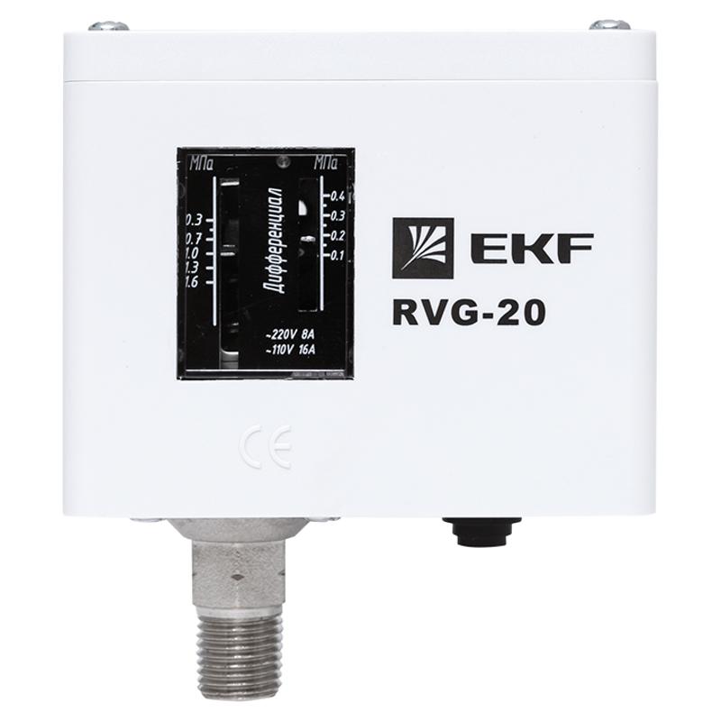 Реле избыточного давления EKF RVG-20-1,6 (1,6 МПа) | RVG-20-1,6 | EKF — миниатюра 12